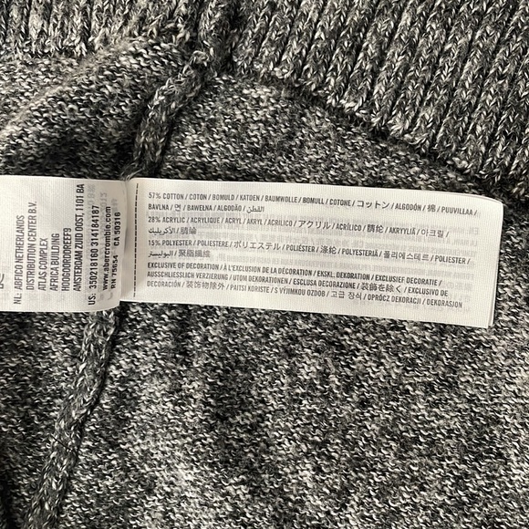 NEW Hollister Hooded Cardigan Mid-Length Gray - Picture 7 of 8